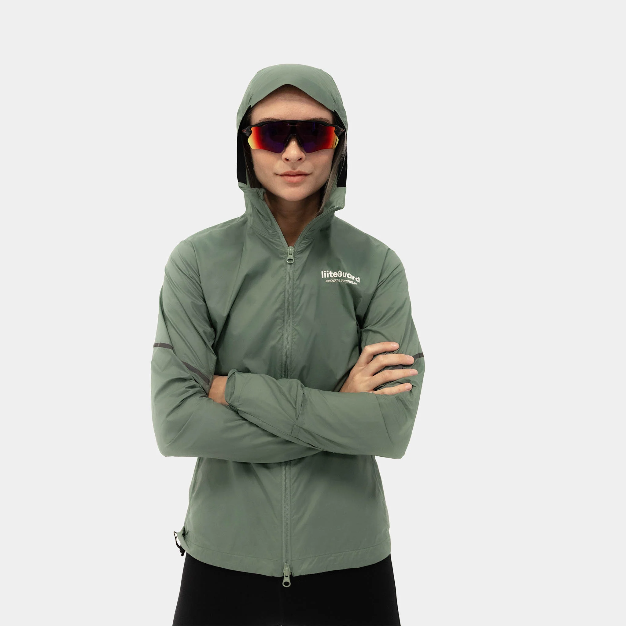 AERO-TECH WINDBREAKER (WOMEN) - Grey green - Image 6