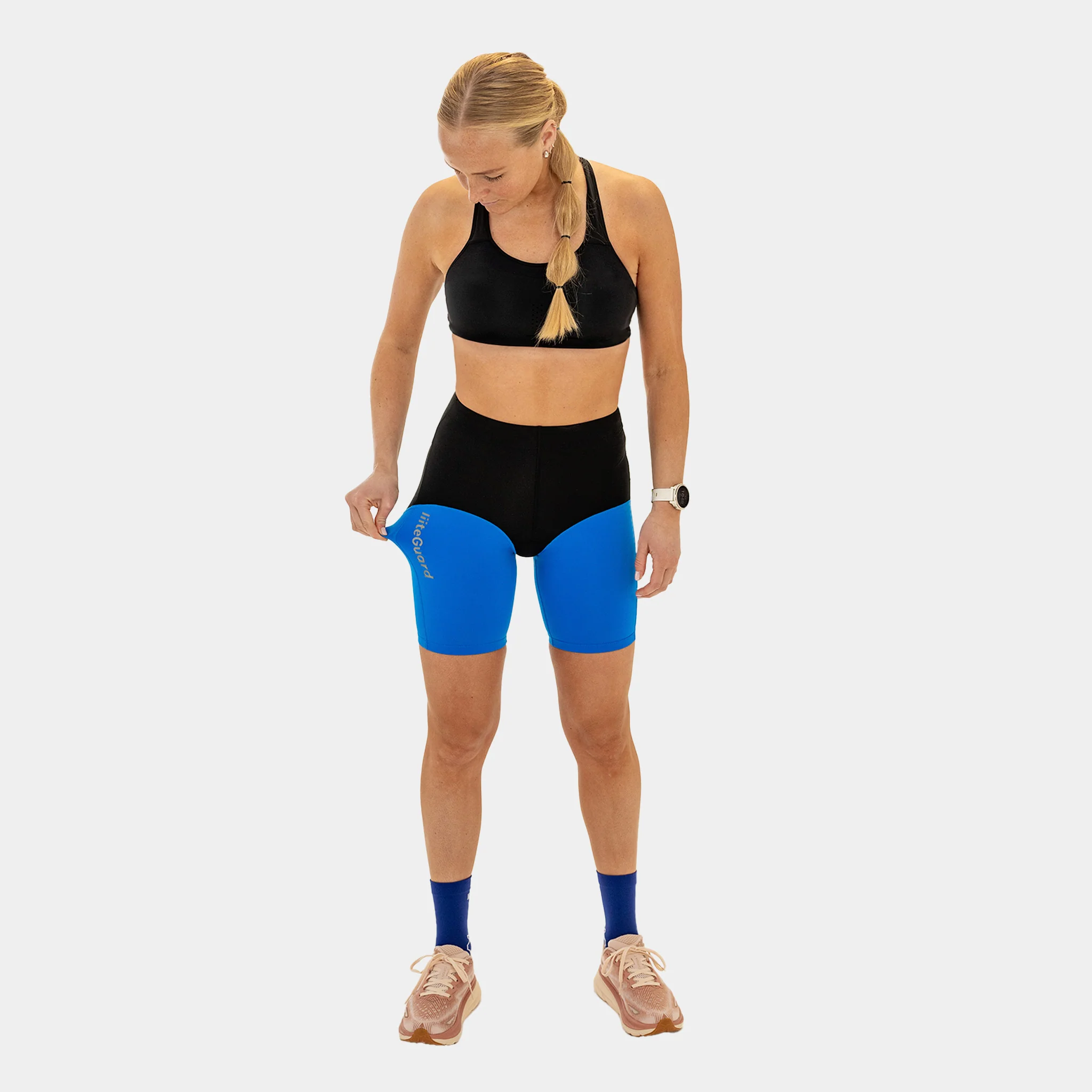 GLU-TECH INNER TIGHTS (WOMEN) - BLUE - Image 4