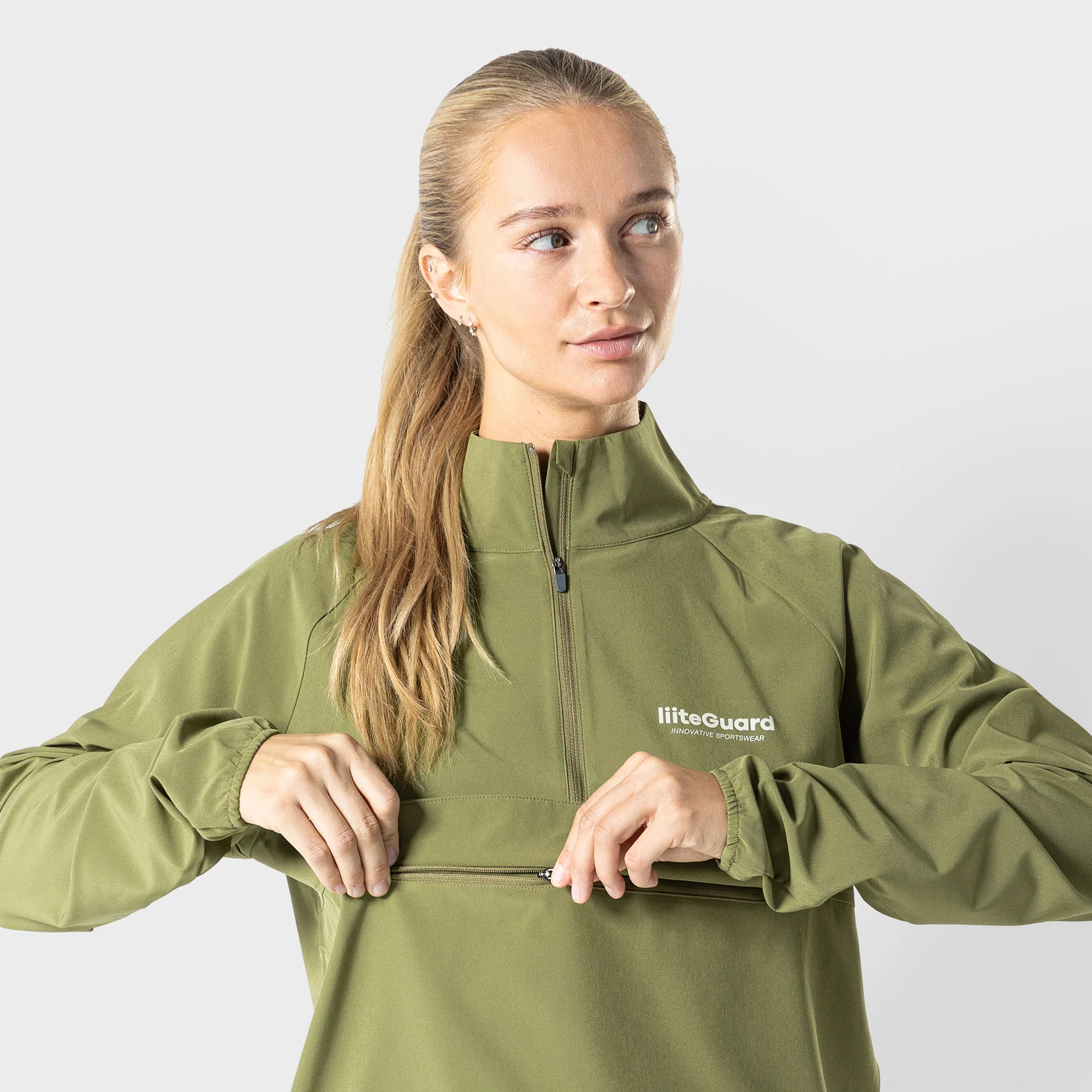 RE-LIITE ANORAK (UNISEX) - Dusty Green - Image 3